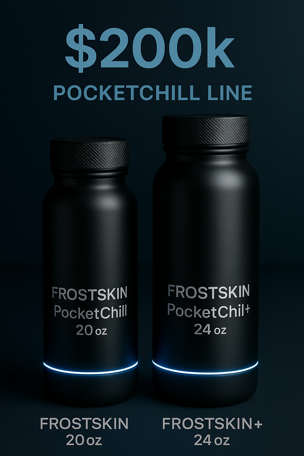 FrostSkin PocketChill bottles